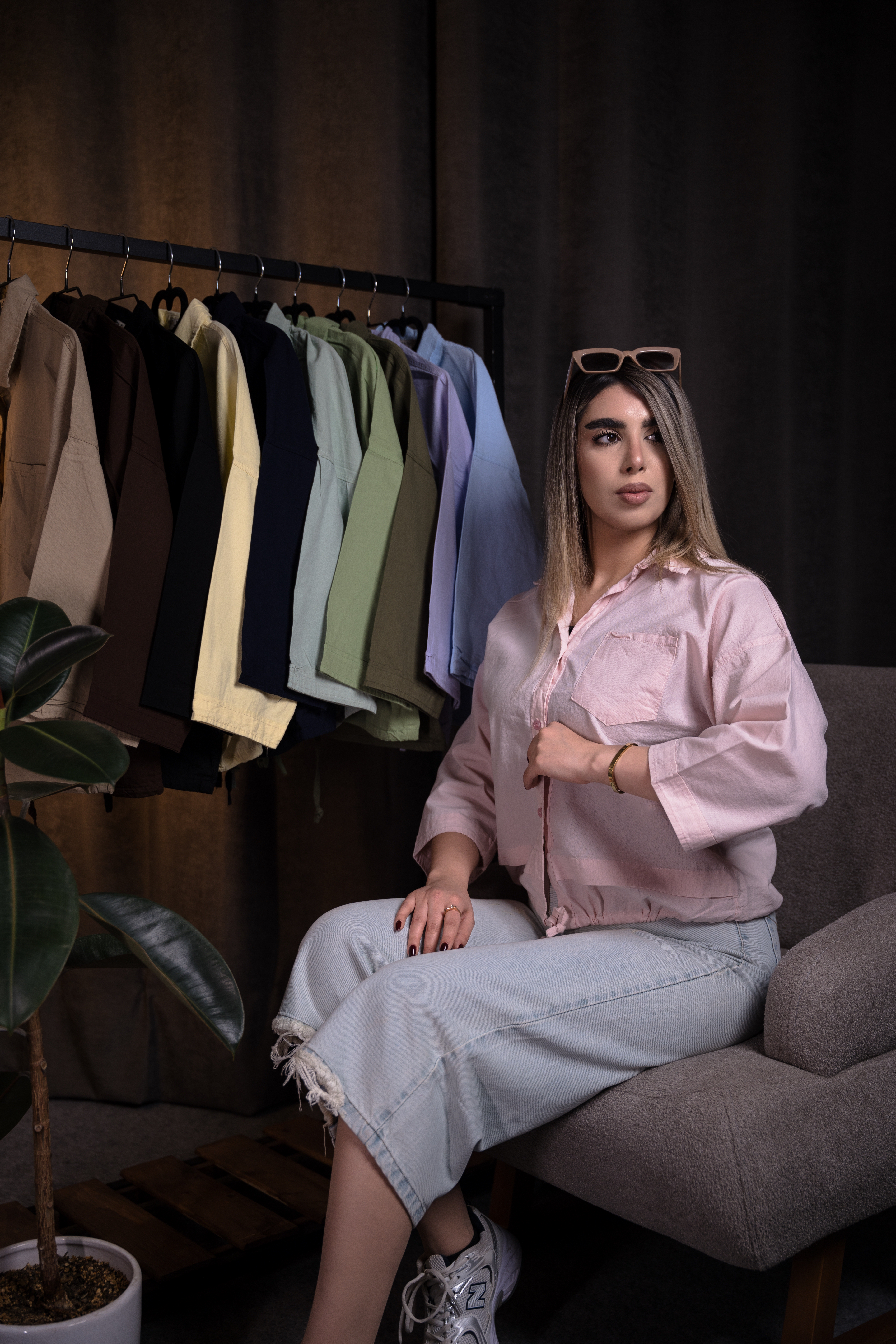 شومیز زنانه لنین مدل پایین گت